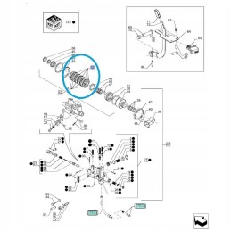 New Holland TS Ford 865 clutch spacer disc