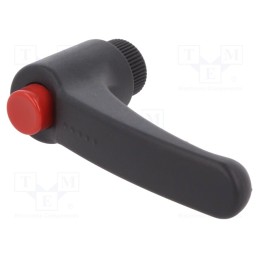 1 pcs x ELESA+GANTER - ERX.78 B-M10-C6 - Lever, adjustable, Thread len: 18mm, Lever length: 78mm, -30÷130°C