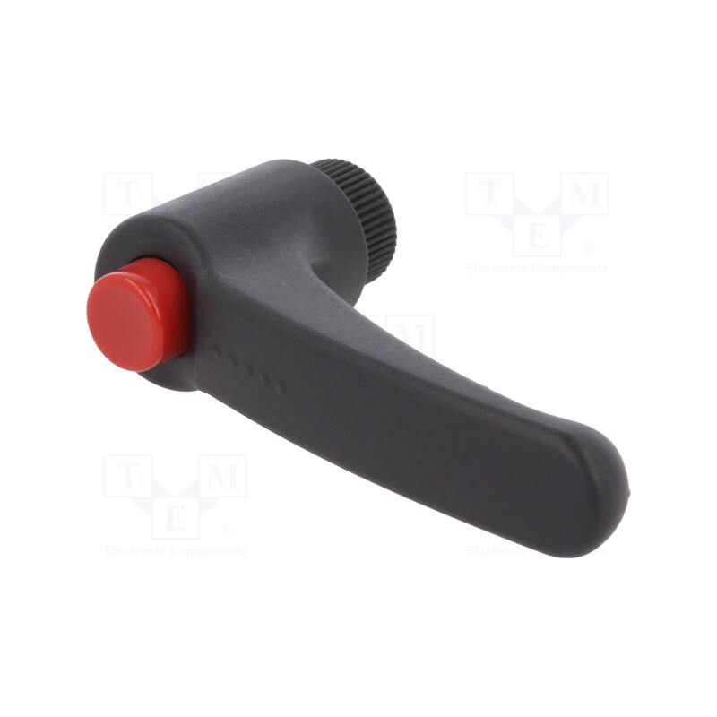 1 pcs x ELESA+GANTER - ERX.78 B-M10-C6 - Lever, adjustable, Thread len: 18mm, Lever length: 78mm, -30÷130°C