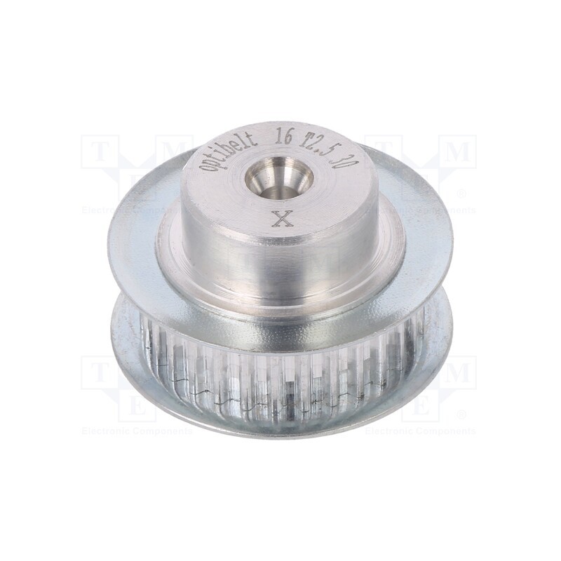 1 pcs x OPTIBELT - 16 T2,5 30-200ZA - Belt pulley, T2.5, W: 4, 6mm, whell width: 16mm, Ø: 23.35mm, metric