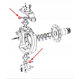 F178302020319 steering knuckle adjustment washer 2 5