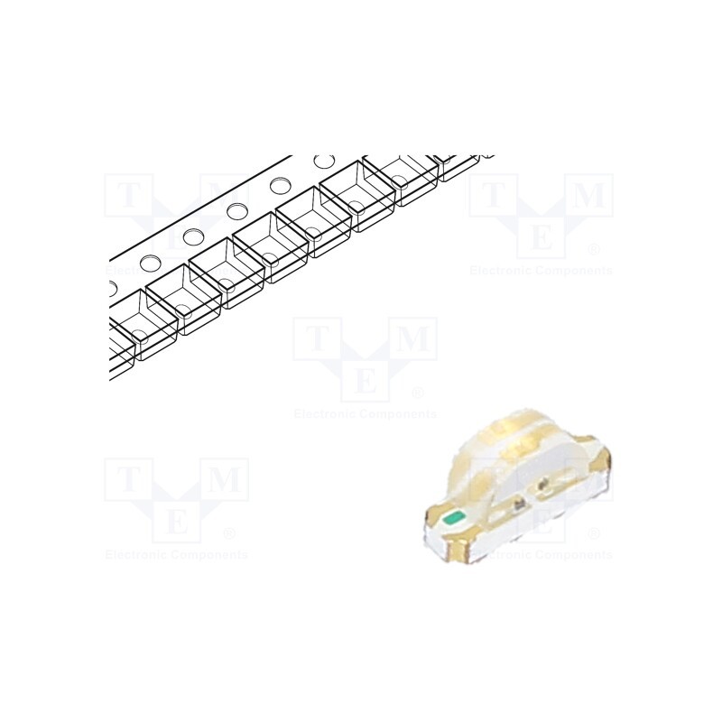 5 pcs x REFOND - RF-W2S118TS-A51 - LED, SMD, 1204, green/blue/yellow, 3.2x1x1.48mm, 140°, 20mA