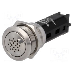 1 pcs x ONPOW - LAS1-AGQ-M-12V - Signaller: sound, 80dB, Illumin: none, IP50, Ø19mm, 1÷10mm, 360mW