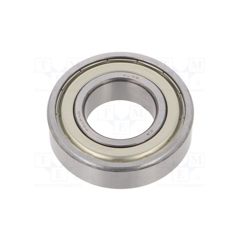 1 pcs x NSK - 6206 ZZ C3 E NSK - Bearing: ball, Øint: 30mm, Øout: 62mm, W: 16mm, bearing steel