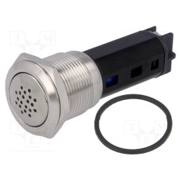 1 pcs x ONPOW - LAS1-AGQ-M-220V - Signaller: sound, 80dB, Illumin: none, IP50, Ø19mm, 1÷10mm, 360mW