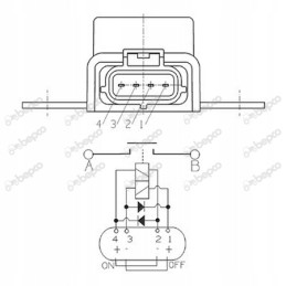 Case new holland current switch relay