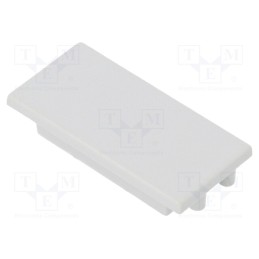 1 set x TOPMET - V4900022 -AS - Cap for LED profiles, grey, 2pcs, ABS, VARIO30-04