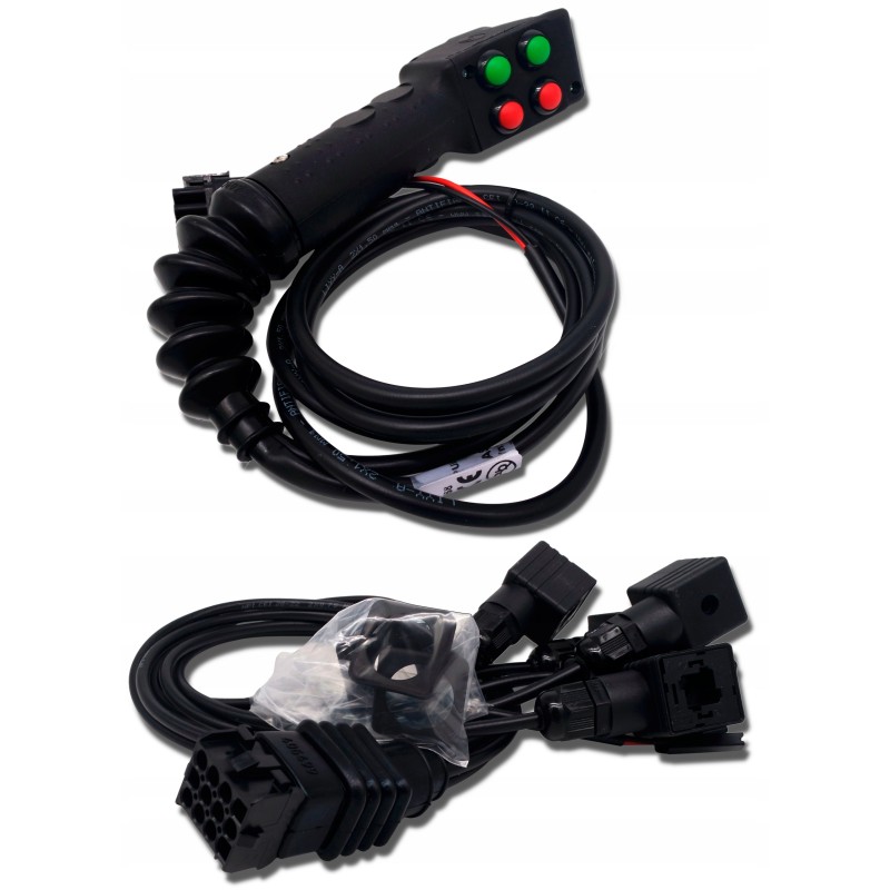 Joystick controlling cetop 2, distributor harness