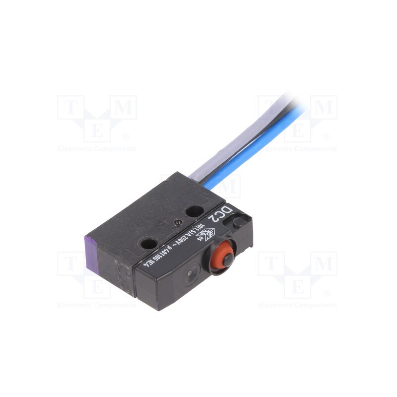1 pcs x ZF - DC2C-C3AA - Microswitch SNAP ACTION, 10A/250VAC, without lever, SPDT, Pos: 2