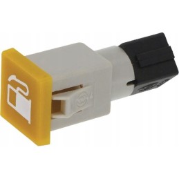 Square indicator light 12 24v yellow, screw-on 22 5