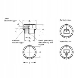 M20x1 5 aluminum motogeneric blanking plug