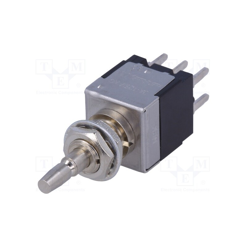 1 pcs x NKK SWITCHES - EB2085P - Switch: push-button, Pos: 2, DPDT, 3A/250VAC, ON-ON, 18x12x11mm