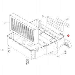 Panel cabin filter claas 6005029007 sf skl46273