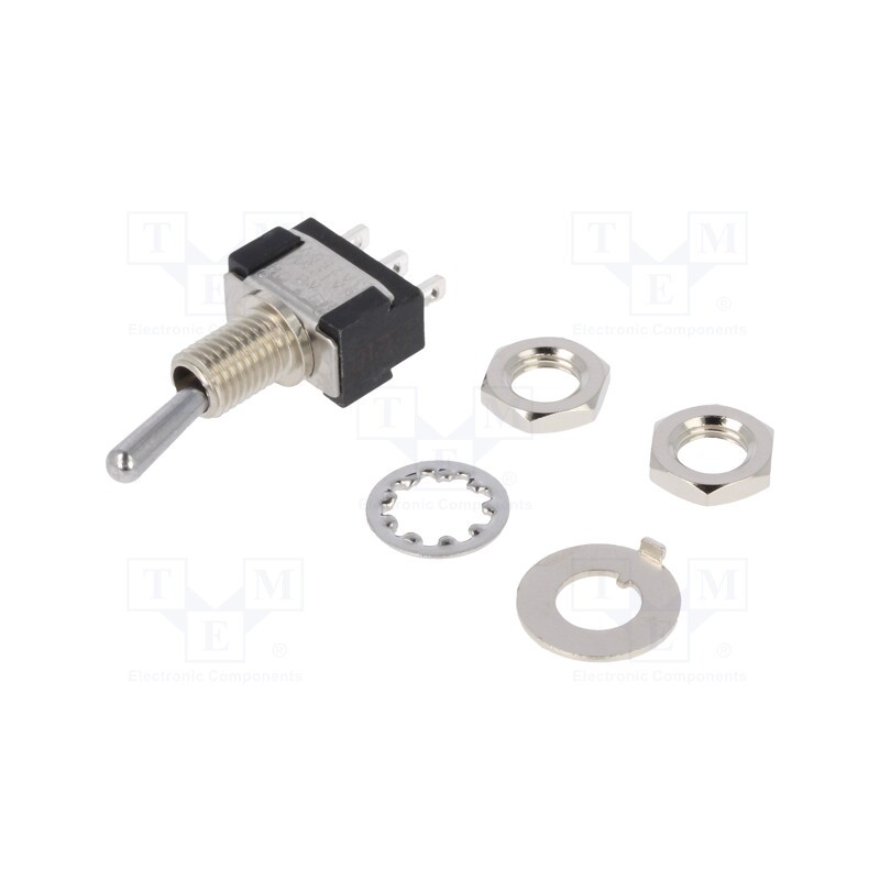 1 pcs x KNITTER-SWITCH - MTA 106 D - Switch: toggle, Pos: 2, SPDT, ON-ON, 6A/125VAC, 6A/6VDC, -45÷140°C
