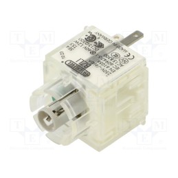 1 pcs x SCHLEGEL - BZLI - Contact block, -30÷70°C, Illumin: yes, IP00, Contacts: NO, 3mm