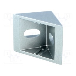 1 pcs x FATH - 093W401N08 - Angle bracket, for profiles, Width of the groove: 8mm, W: 40mm