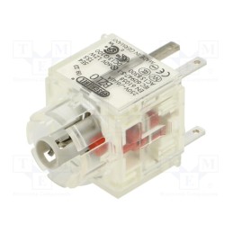 1 pcs x SCHLEGEL - BZLO - Contact block, -30÷70°C, Illumin: yes, IP00, Contacts: NC, 3mm