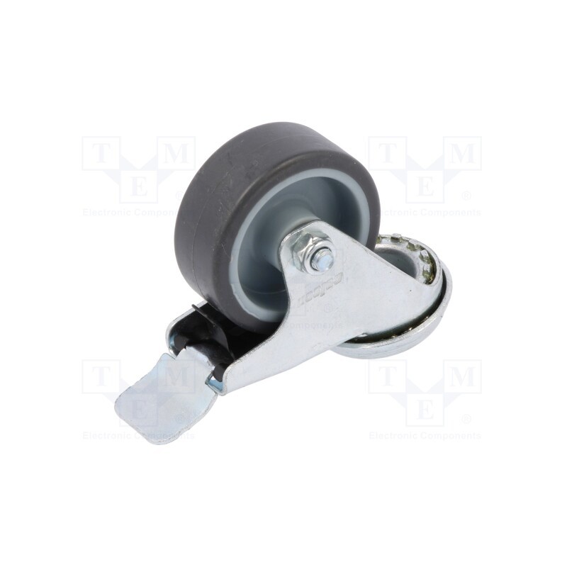 1 pcs x COLSON - BDPE 0505 1001 - Transport wheel, Ø: 50mm, W: 20mm, H: 68mm, torsional with lock