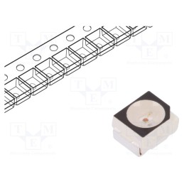 5 pcs x LITEON - LTST-B680QSKT - LED, SMD, 3528,PLCC2, yellow, 450÷1120mcd, 3.5x2.8x1.9mm, 120°