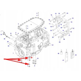 X540010278000 gearbox housing washer