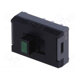 1 pcs x NKK SWITCHES - SS22SDP2LF - Switch: slide, Pos: 2, DPDT, 0.1A/30VDC, ON-ON, vertical, -15÷60°C