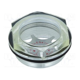 1 pcs x ELESA+GANTER - 13771 - Level indicator, Inspect.hole dia: 31mm, M40, 8÷10Nm, Pitch: 1.5