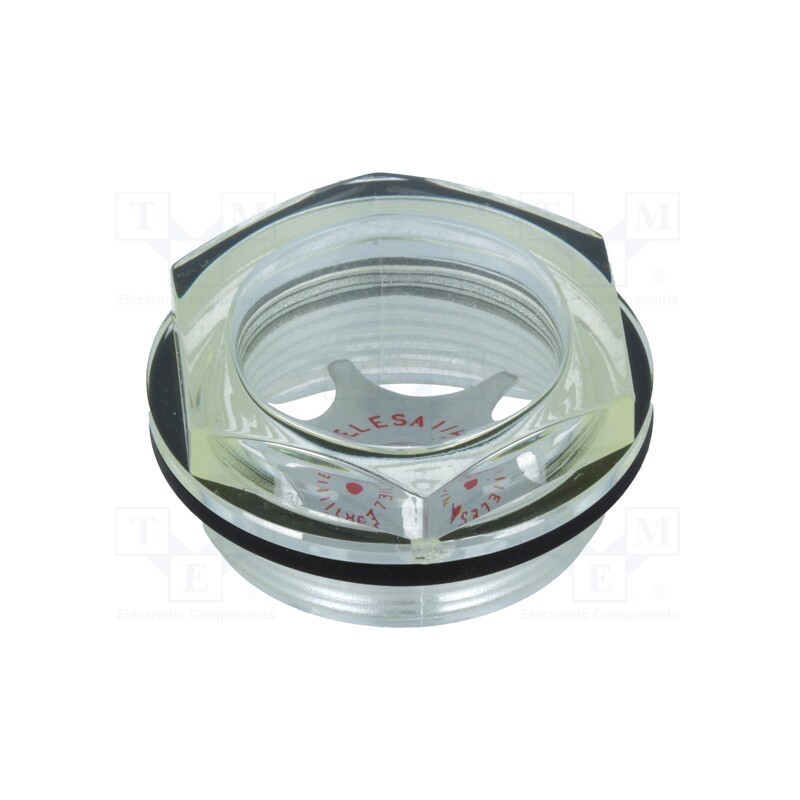 1 pcs x ELESA+GANTER - 13771 - Level indicator, Inspect.hole dia: 31mm, M40, 8÷10Nm, Pitch: 1.5