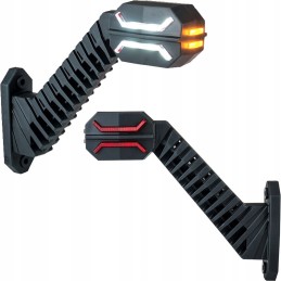 Three-function LED marker lamp for left trailer
