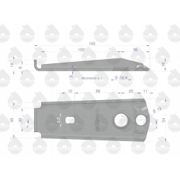 Lever that turns off the drive of the tractor C 360 clutch