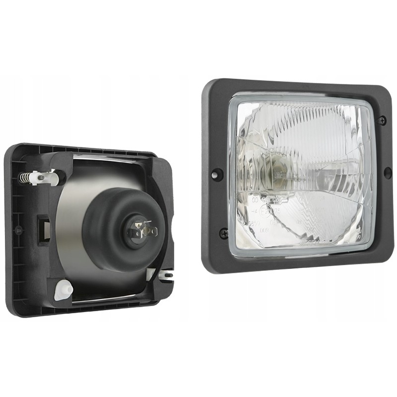 R2 Wesem front headlight, square frame