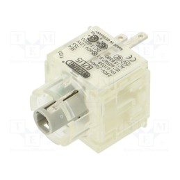 1 pcs x SCHLEGEL - BZLI5 - Contact block, -30÷70°C, Illumin: yes, IP00, Contacts: NO, 3mm