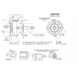Hydraulic brake for smr bmr omr omp engine