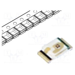 5 pcs x LITEON - LTST-C193KRKT-5A - LED, SMD, 0603, red, 7.1÷45mcd, 1.6x0.8x0.35mm, 130°, 1.7÷2.3V, 5mA