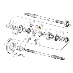 C330 differential gear satellite, original Ursus