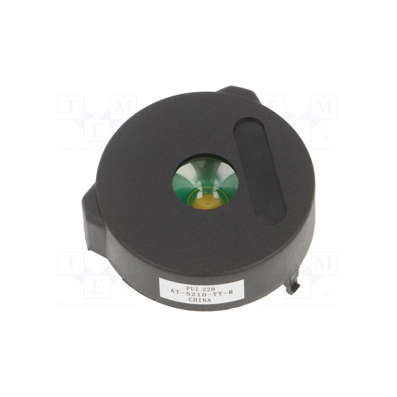 1 pcs x PUI AUDIO - AT-5210-TT-R - Sound transducer: piezo, without built-in generator, 1kHz, 10mA