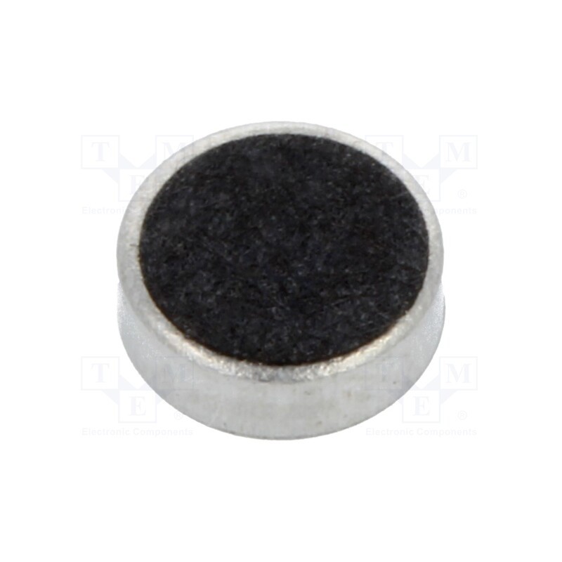 1 pcs x PUI AUDIO - POM-2246L-C33-R - Microphone, Ø9.7x5mm, 2.2kΩ, 0.5mA, 1÷10V, Sensitivity: -24±3dB