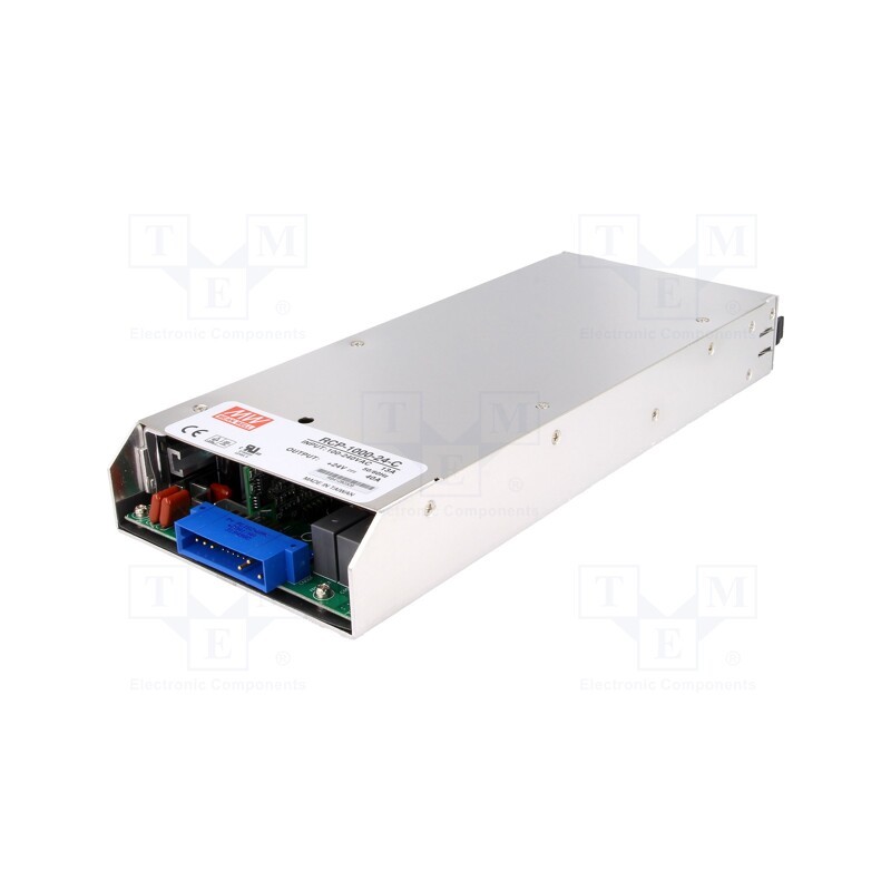 1 pcs x MEAN WELL - RCP-1000-24-C - Power supply: switched-mode, for building in,modular, 960W, 40A