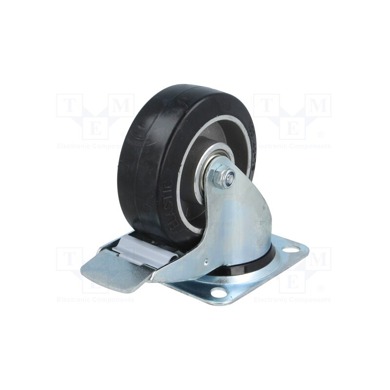 1 pcs x RADER - KPE-ALGE 100K-HC - Transport wheel, Ø: 100mm, W: 40mm, H: 128mm, torsional with lock