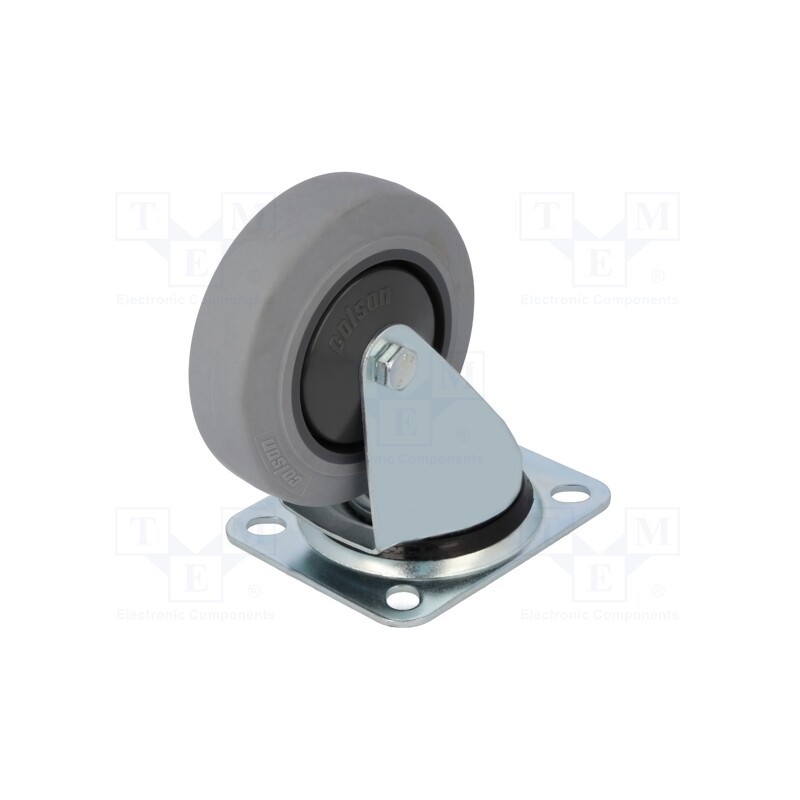 1 pcs x COLSON - JPPF 1001 5100 - Transport wheel, Ø: 100mm, W: 32mm, H: 128mm, torsional, 150kg