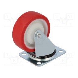 1 pcs x COLSON - JPPU 1001 5100 - Transport wheel, Ø: 100mm, W: 30mm, H: 128mm, torsional, 150kg