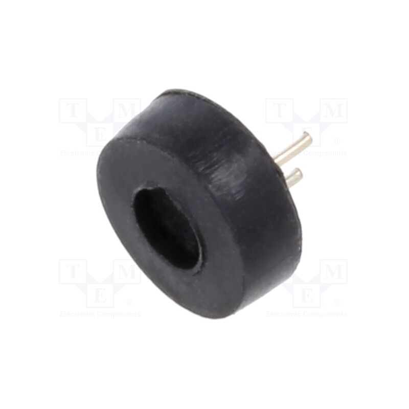 1 pcs x PUI AUDIO - POW-1644P-B-R - Microphone, Body dim: Ø6x1.6mm, 2.2kΩ, 0.5mA, 2÷10V, SNR: 60dB