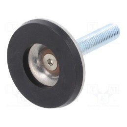 1 pcs x ELESA+GANTER - GN 40-40-M8-40-A3-S - Foot, without locknut,adjustable,with no-slip disk,with lever