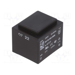 50 pcs x HAHN - BV EI 304 2995 - Transformer: encapsulated, 2.6VA, 230VAC, 21V, 123mA, PCB, BVEI