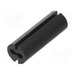 10 pcs x DREMEC - 8GE04V80552 - Spacer sleeve, LED, Øout: 4.8mm, ØLED: 3mm, L: 14mm, black, UL94V-0
