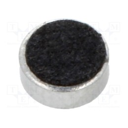 1 pcs x PUI AUDIO - TOM-1537L-HD-R - Microphone, Ø4x1.5mm, 2.2kΩ, 500uA, 1÷10V, 20÷20000Hz, SNR: 68dB