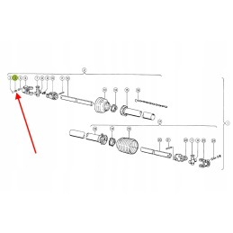 813697 0 PTO pin pressure spring