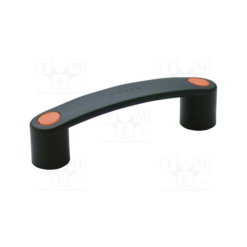 1 pcs x ELESA+GANTER - 260111-C2 - Handle, technopolymer PA, black, H: 35mm, L: 116mm, W: 22mm, F2: 1.5kN