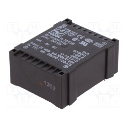1 pcs x HAHN - BV UI 303 0162 - Transformer: encapsulated, 6VA, 115VACx2, 6V, 6V, 500mA, 500mA, PCB