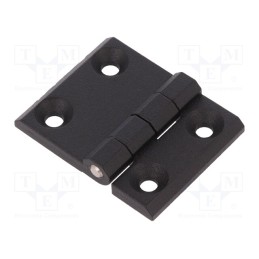 1 pcs x ELESA+GANTER - GN 237-ZD-63-50-A-SW - Hinge, Width: 63mm, zinc and aluminium alloy, black, H: 50mm