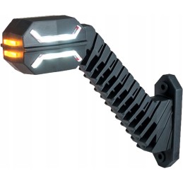 Right side marker lamp on a boom for a trailer